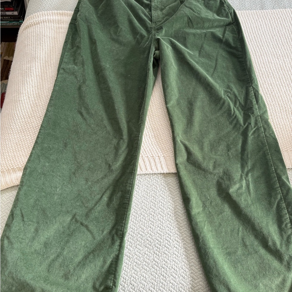 Women’s J Crew brushed/velvet cords.